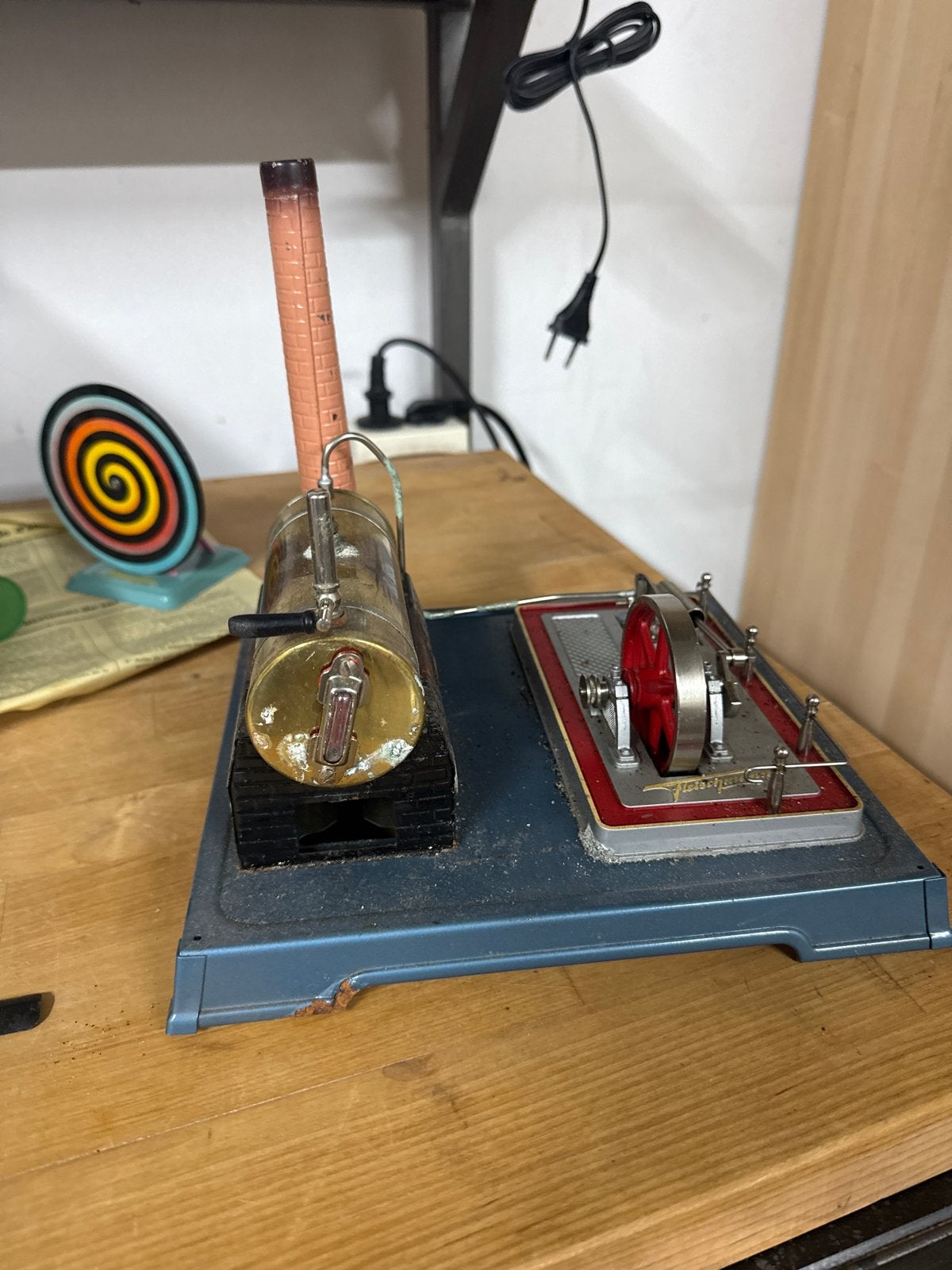 Fleischmann Stoommachine 120/4 met accessoires, ca. 1965, Ophalen of Verzenden