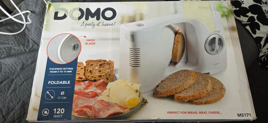 Domo MS171 Snijmachine - Brood, Vlees, Kaas, Ophalen of Verzenden, Zo goed als nieuw