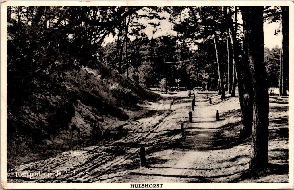 Fietspad op de Veluwe - Hulshorst jaren 60, Verzenden, 1960 tot 1980, Gelopen, Gelderland