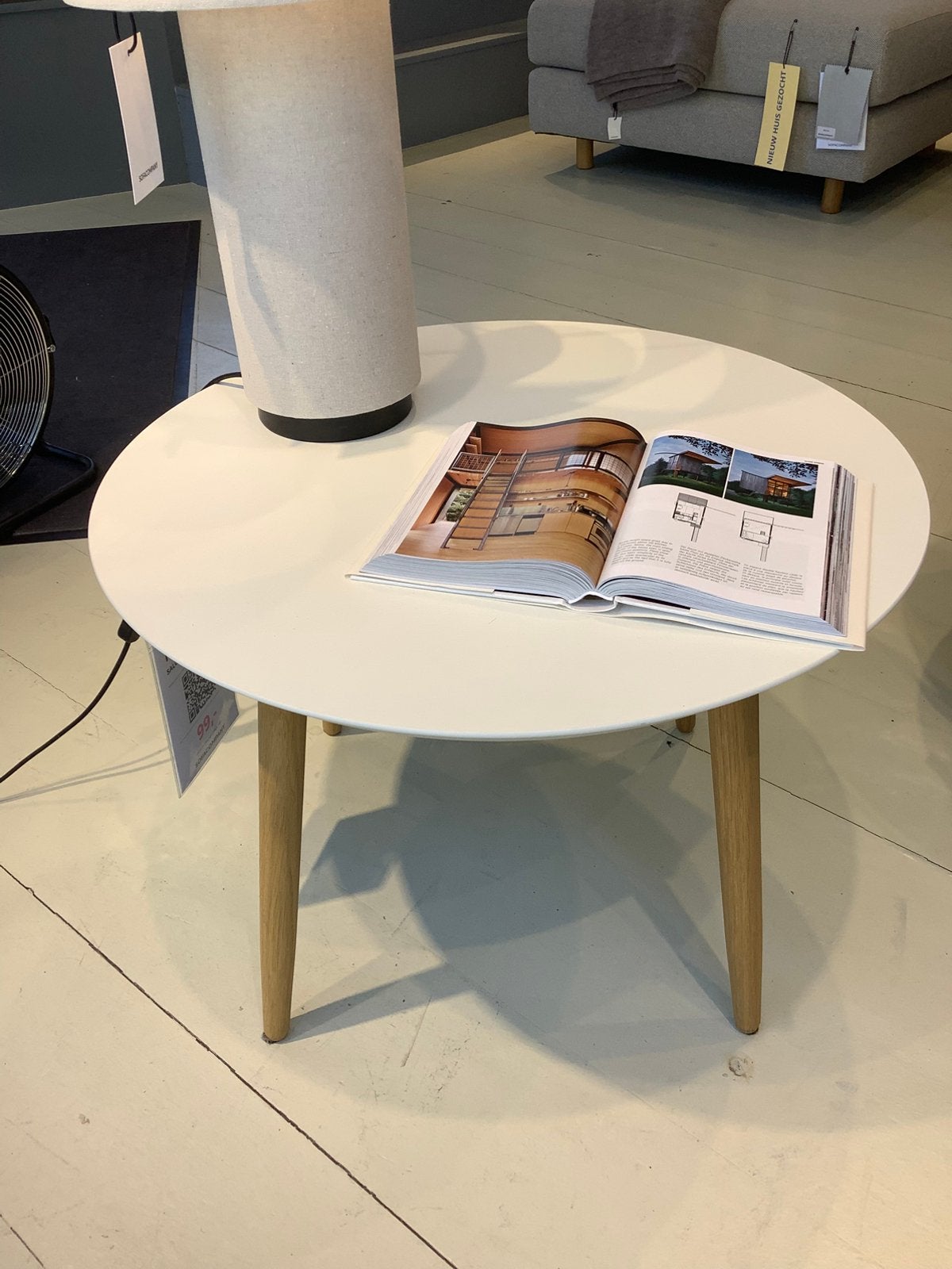 Sofacompany Hubert Salontafel, Ophalen, Zo goed als nieuw, Rond, 50 tot 100 cm