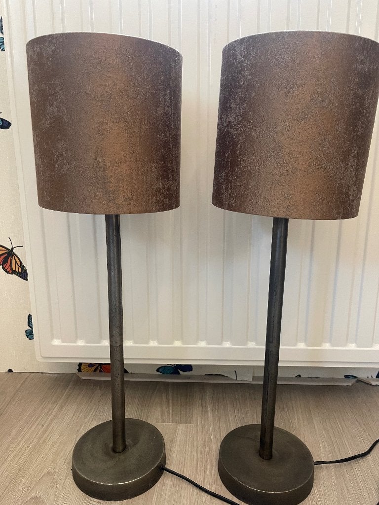 Maison Manon schemerlampen set van 2, Ophalen, Overige kleuren, Rond, Zo goed als nieuw