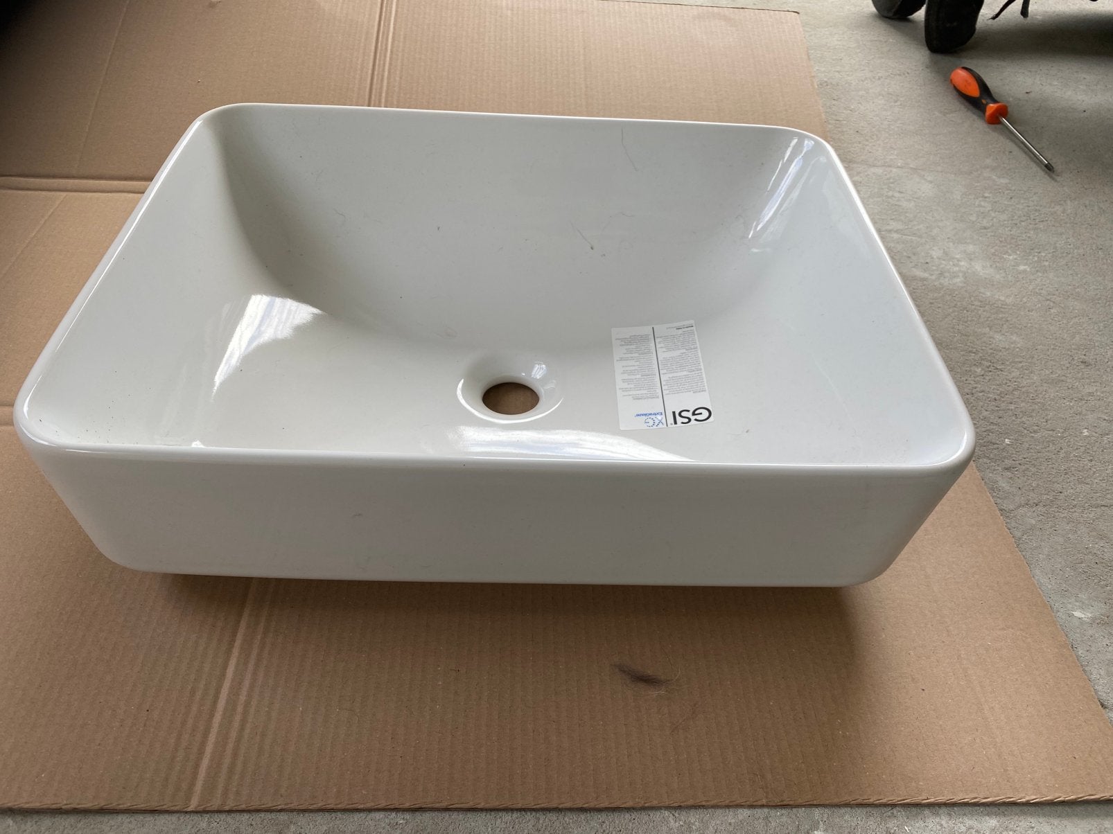 Opbouw wastafel GSI, Ophalen, Nieuw, 50 tot 100 cm, Minder dan 100 cm