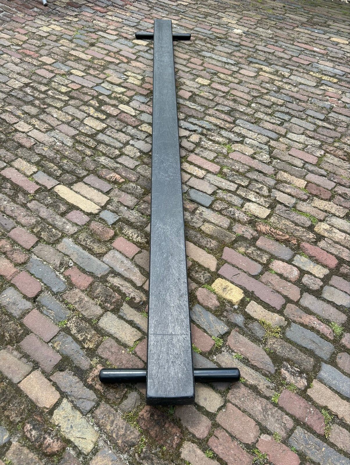 Kunststof oefenbalk turnen, Sport en Fitness, Turnen, Ophalen, Gebruikt, Materiaal, Zwart