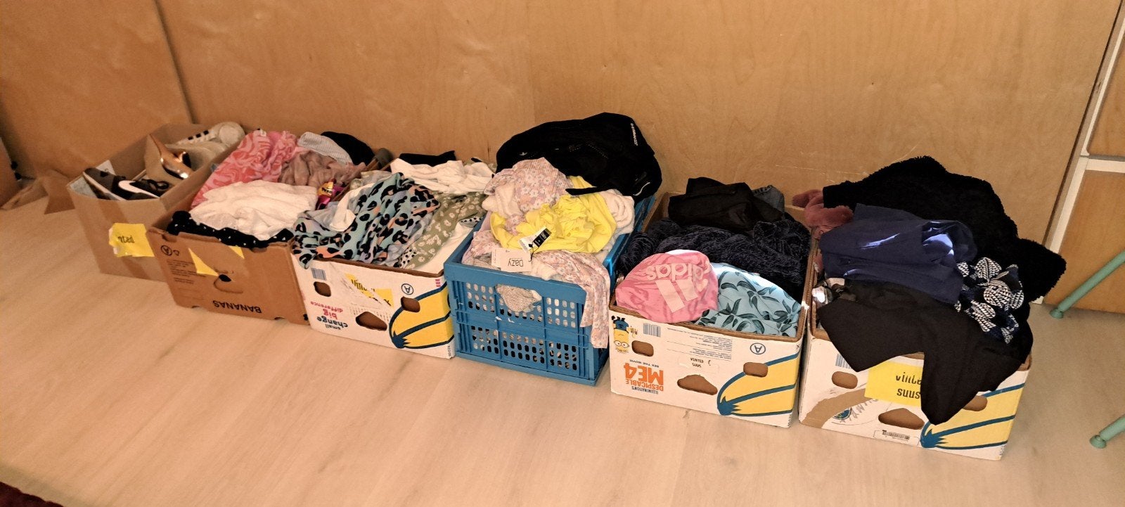 6 dozen vol met kleding en schoenen, Kleding | Dames, Overige Dameskleding, Gedragen, Ophalen