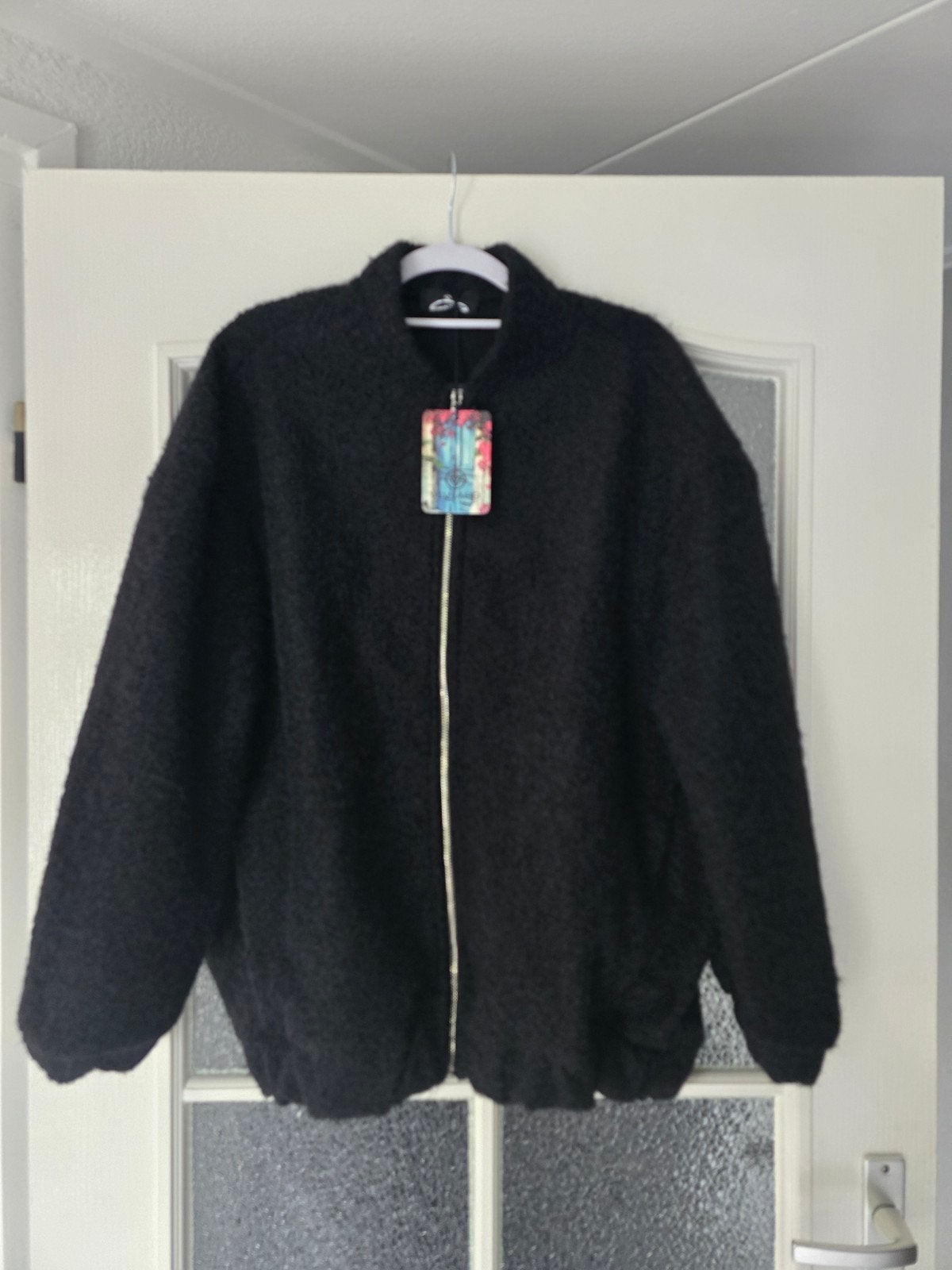 nieuw tussenjas bomber zwart 40 42 44, Kleding | Dames, Ophalen of Verzenden, Nieuw, Maat 42/44 (L), Zwart