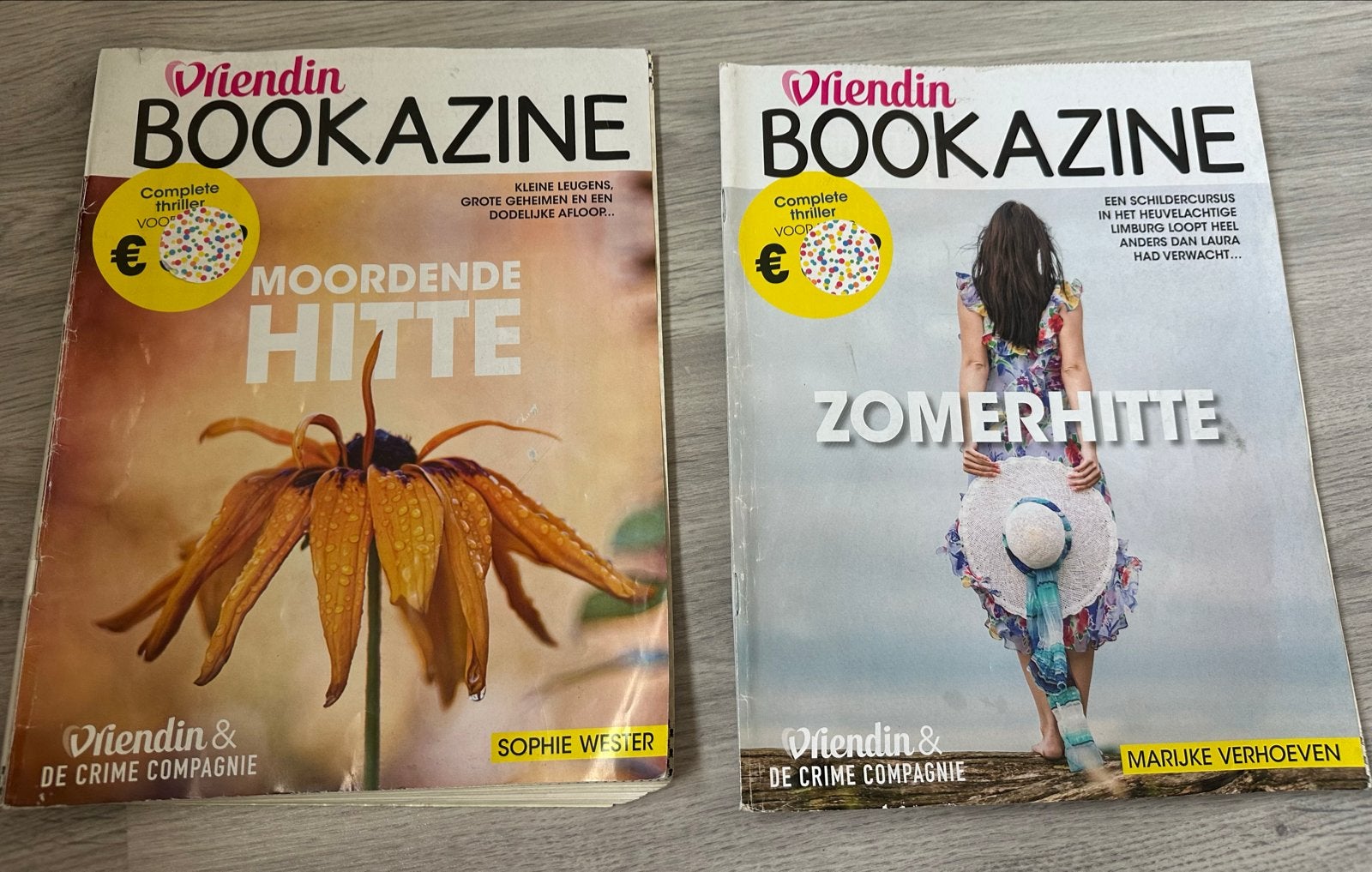 2x Bookazine: Moordende Hitte & Zomerhitte (2x), Ophalen of Verzenden, Gelezen, Overige typen