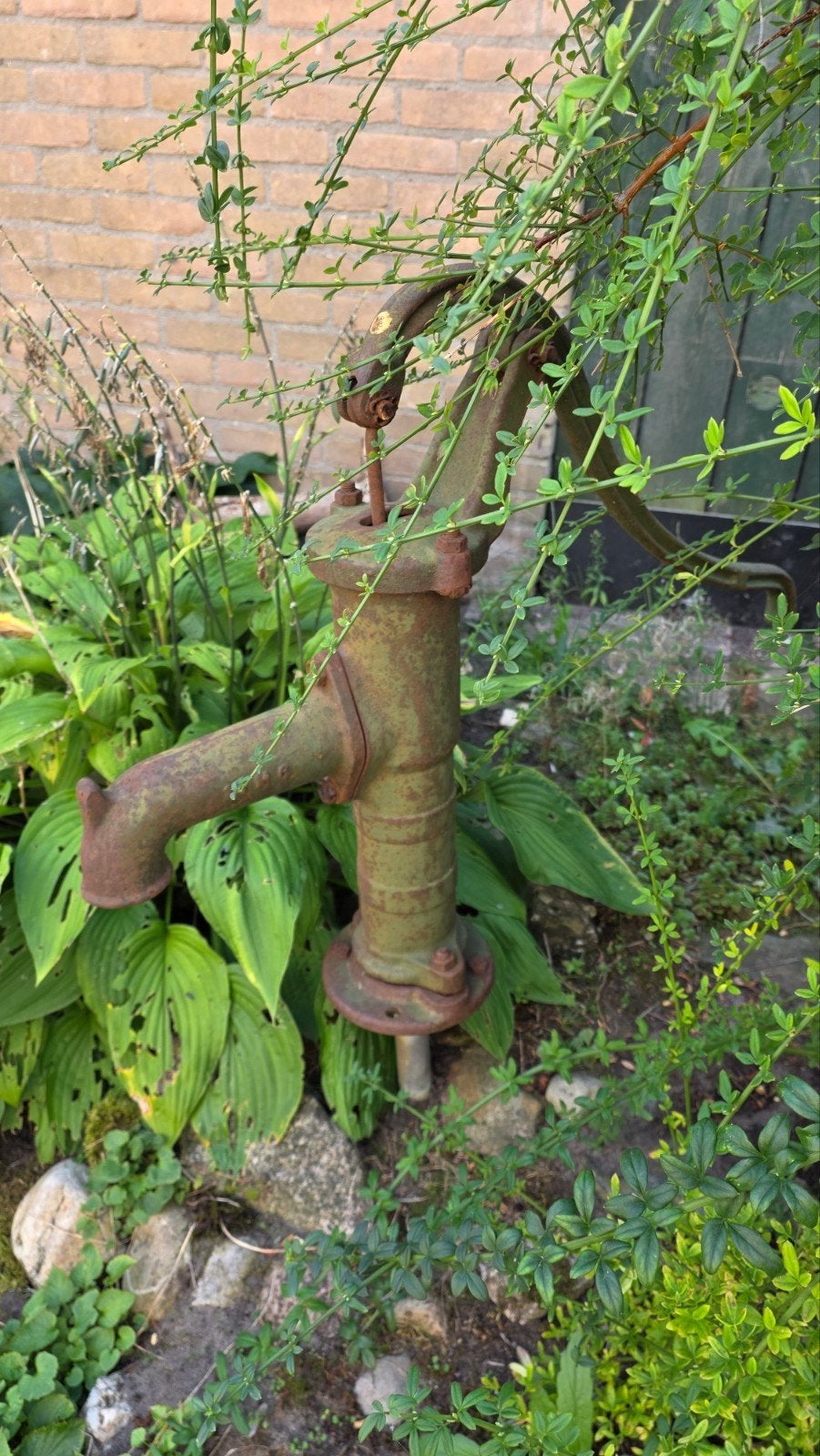 waterpomp (decoratie), Ophalen, Gebruikt, Handmatig, Bronpomp
