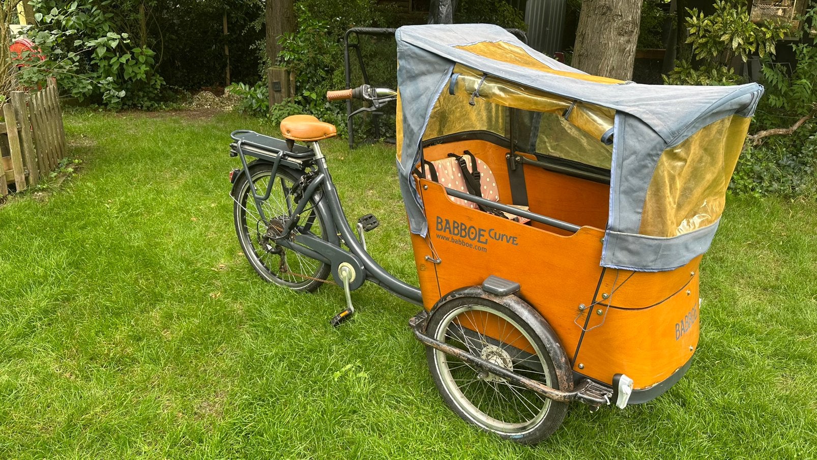 Bakfiets, Fietsen en Brommers, Fietsen | Bakfietsen, 4 kinderen of meer, Gebruikt, Elektrisch, Ophalen