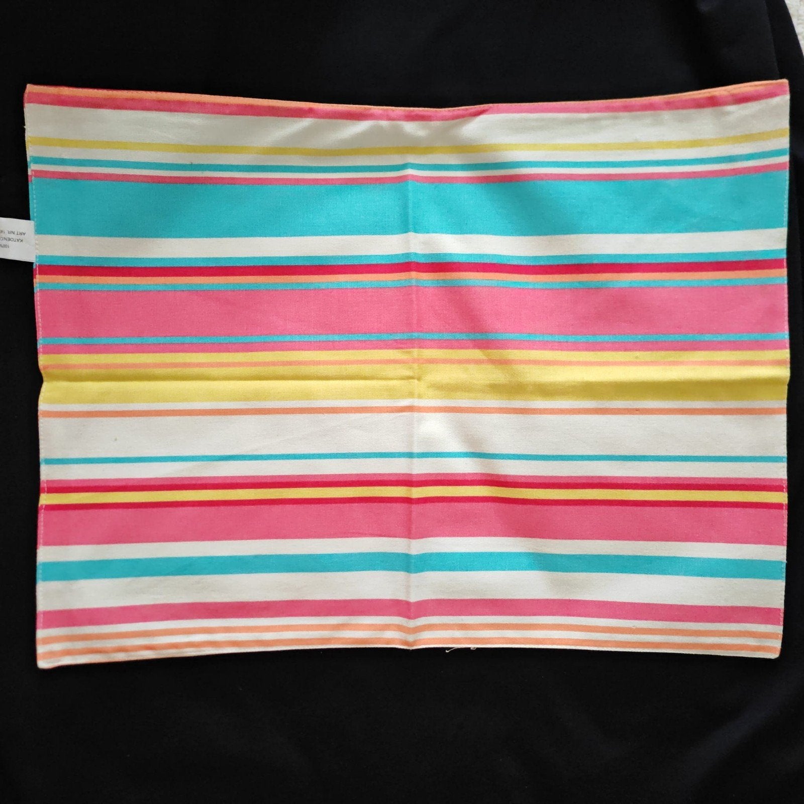 Katoenen Placemat 38x50 cm - Set van 4, Katoen, Meerkleurig, Wasbaar, Nieuw