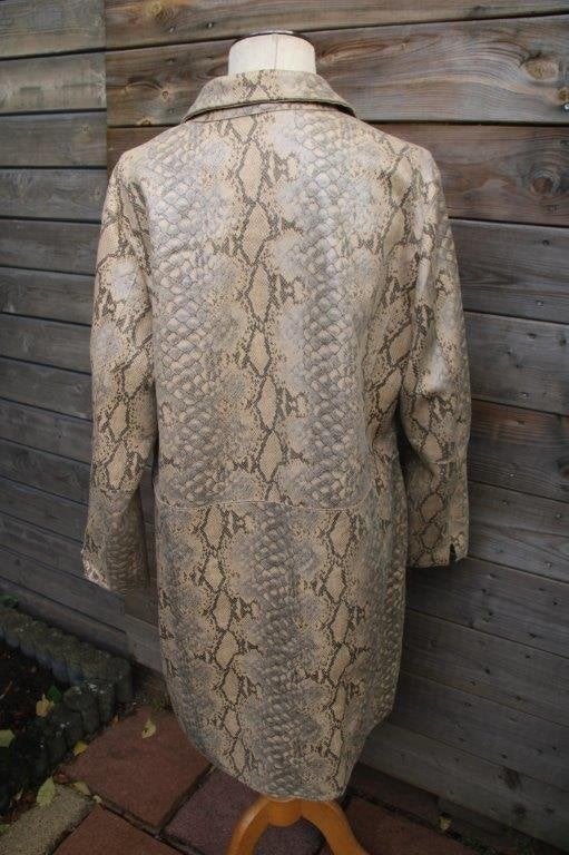 Jasje lichtbruin/ zwart snake Rino & Pelle mt 46 Vaste prijs, Overige kleuren, Maat 46/48 (XL) of groter, Ophalen of Verzenden