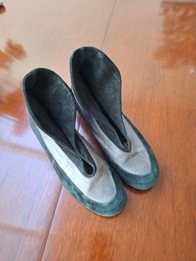 Jan Jansen zwart suede schoen, Ophalen, Schoenen