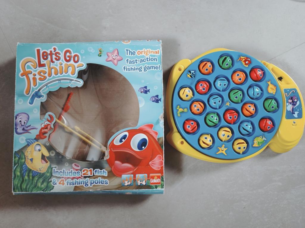 Let's Go Fishin' spel - Compleet met hengels, Ophalen of Verzenden