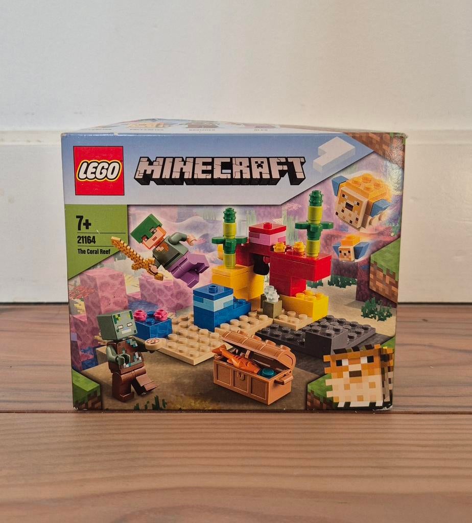 Lego Minecraft het koraalrif 21164, Gebruikt, Minecraft, Lego, Ophalen of Verzenden