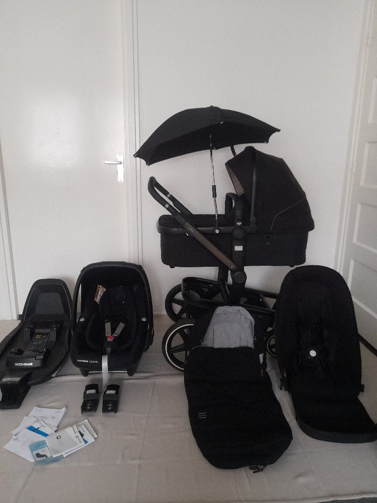Joolz day + brilliant black kinderwagen, Zo goed als nieuw, Verstelbare duwstang, Ophalen, Kinderwagen