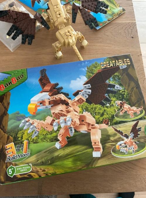 3 in 1 Creatables lego set 295 stenen van Banbao nummer 6853, Ophalen of Verzenden, Zo goed als nieuw, Compleet
