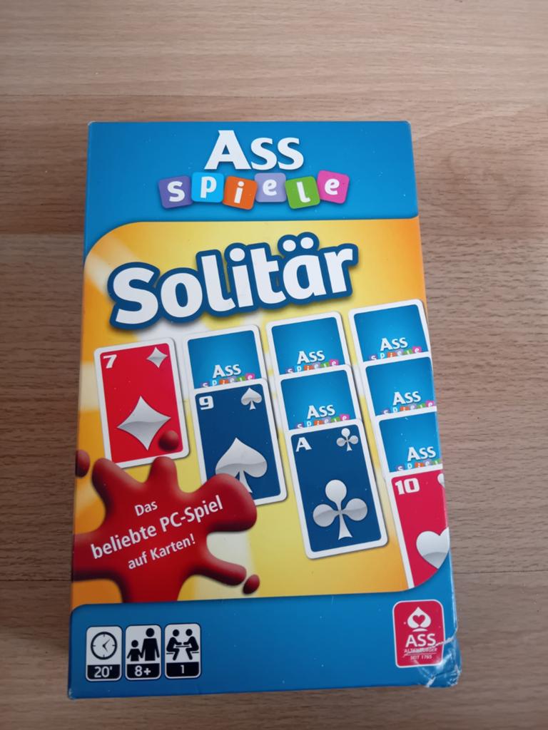 Ass Spiele Solitär Kaartspel - Het populaire PC-spel, Een of twee spelers, Ophalen of Verzenden, Gebruikt, Ass Spiele