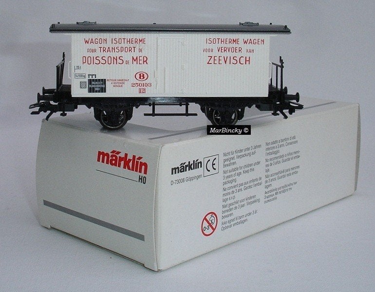 Märklin 48281 Isotherme Wagen voor Vervoer van Zeevisch !, Wisselstroom, Ophalen of Verzenden, Märklin, Nieuw