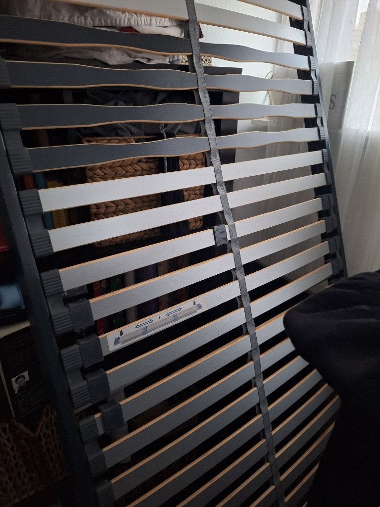 Lattenbodem bossflex 1 p, Ophalen, 90 cm, Eenpersoons, Zo goed als nieuw