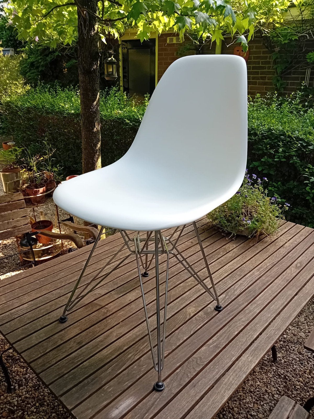 Vitra Eames DSR Stoel - Tijdloze Designklassieker, Huis en Inrichting, Overige materialen, Wit, Design, Ophalen of Verzenden