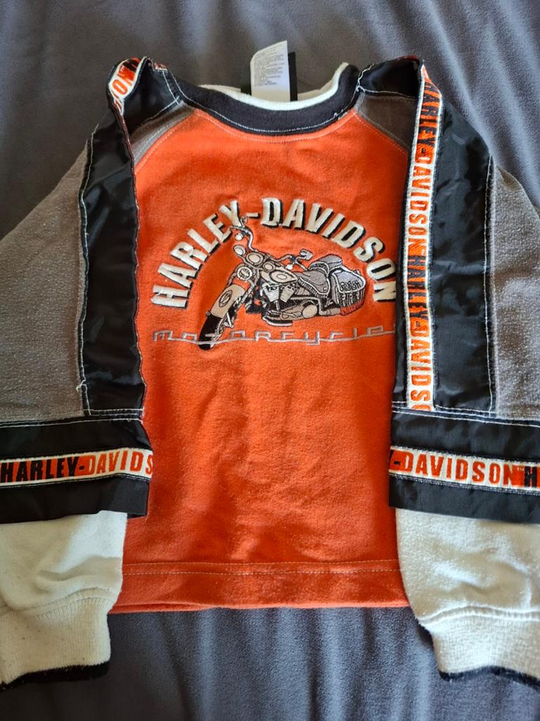 Harley-Davidson Kinderkleding Set: Trui en Jeans (Maat 4T), Ophalen of Verzenden, Gebruikt, Harley-Davidson, Jongen of Meisje