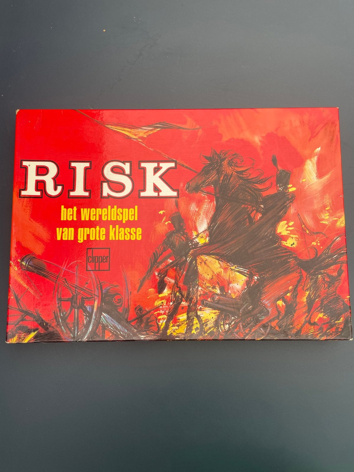 Rode vintage XXL editie Risk, Clipper, Bordspel, wereldspel, Hobby en Vrije tijd, Gezelschapsspellen | Bordspellen, Drie of vier spelers