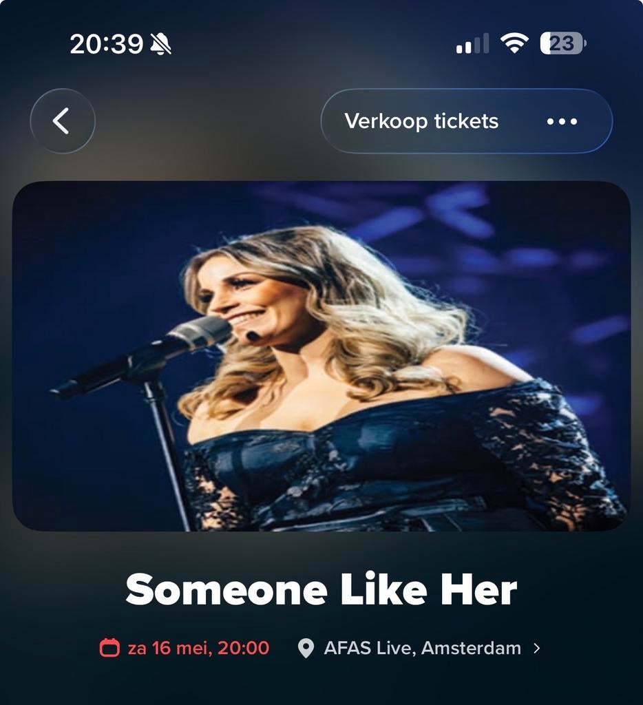 2 ticket voor Someone Like Her, Twee personen, Augustus
