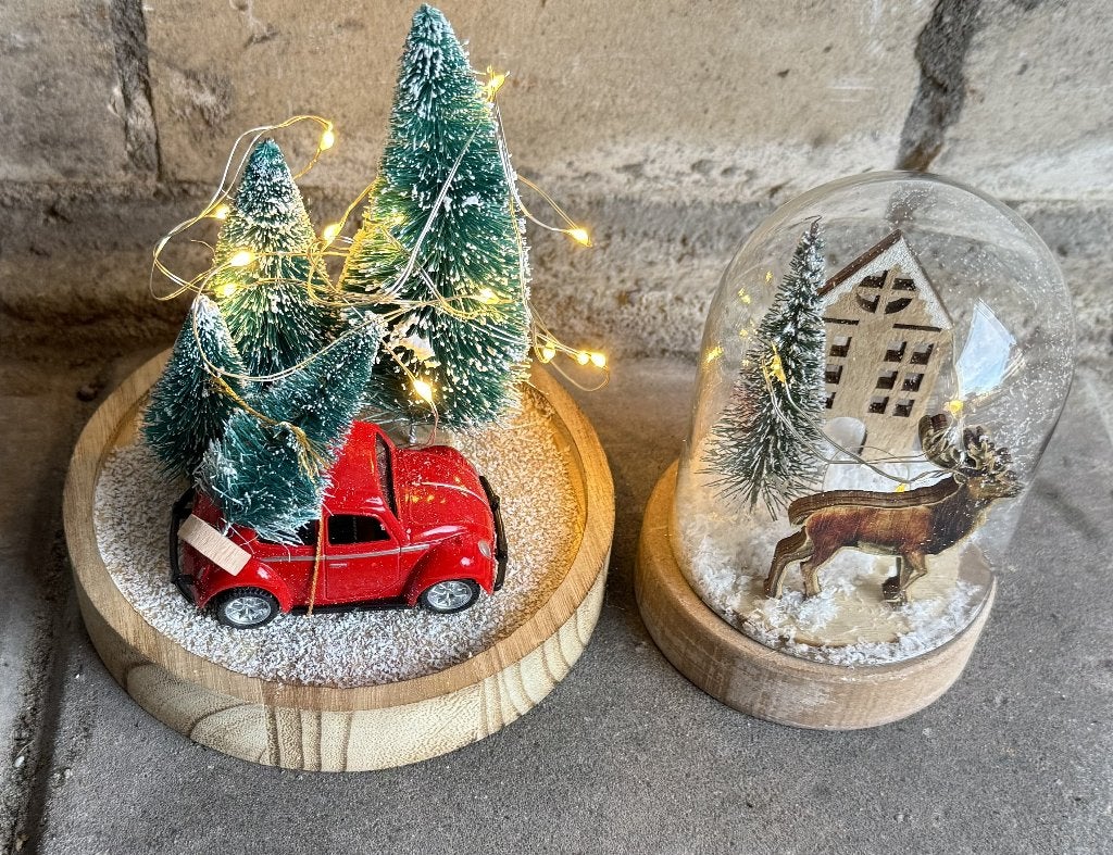 2x Kerst stolp, Diversen, Kerst, Ophalen of Verzenden, Gebruikt