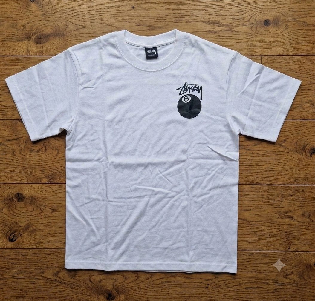 Gloednieuw stussy shirt, Kleding | Heren, T-shirts, Maat 48/50 (M), Wit, Stussy, Nieuw