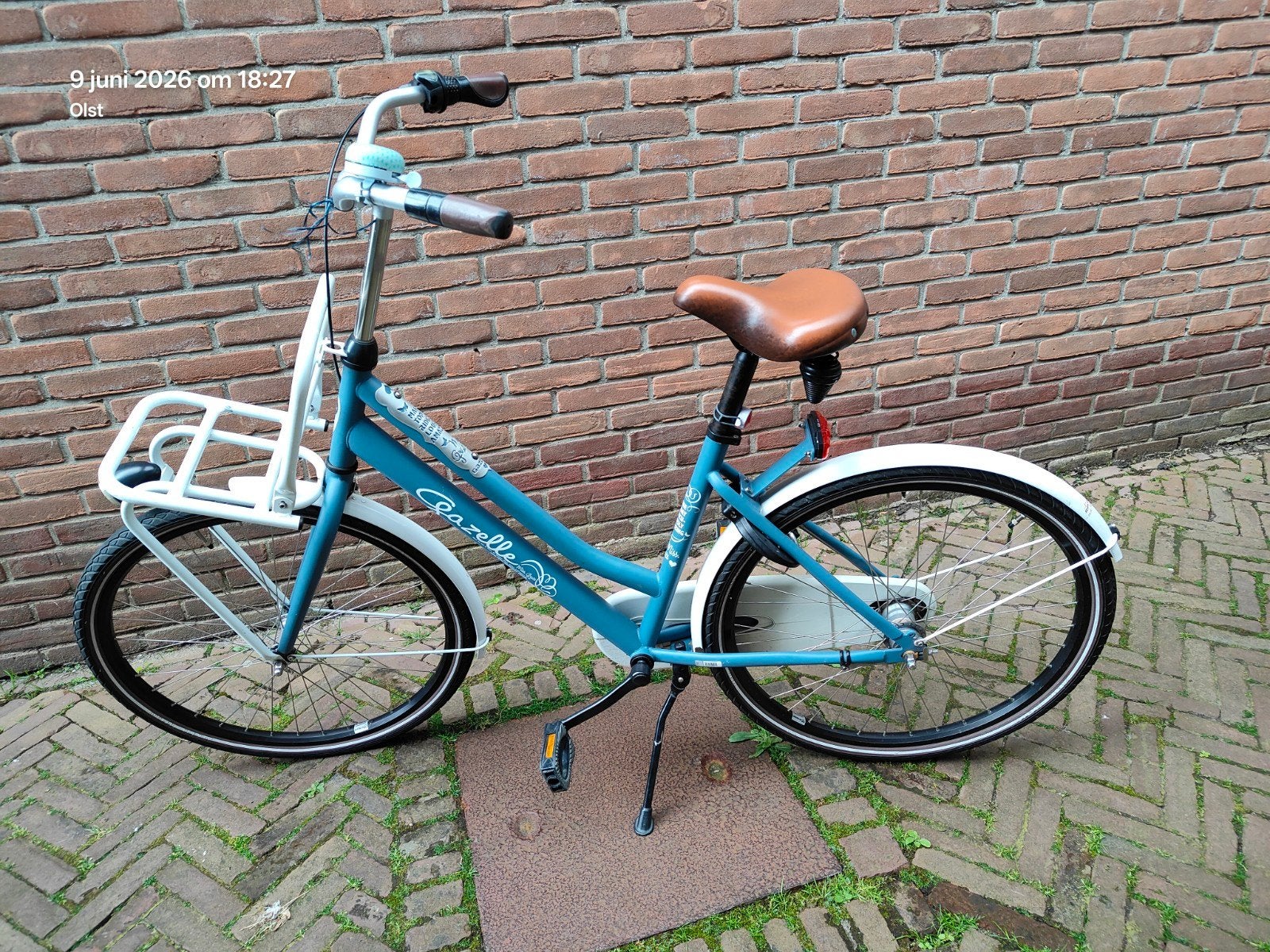 Gazelle Miss Grace transportfiets, Fietsen en Brommers, Fietsen | Meisjes, Terugtraprem, Gebruikt, Versnellingen, Gazelle Miss Grace