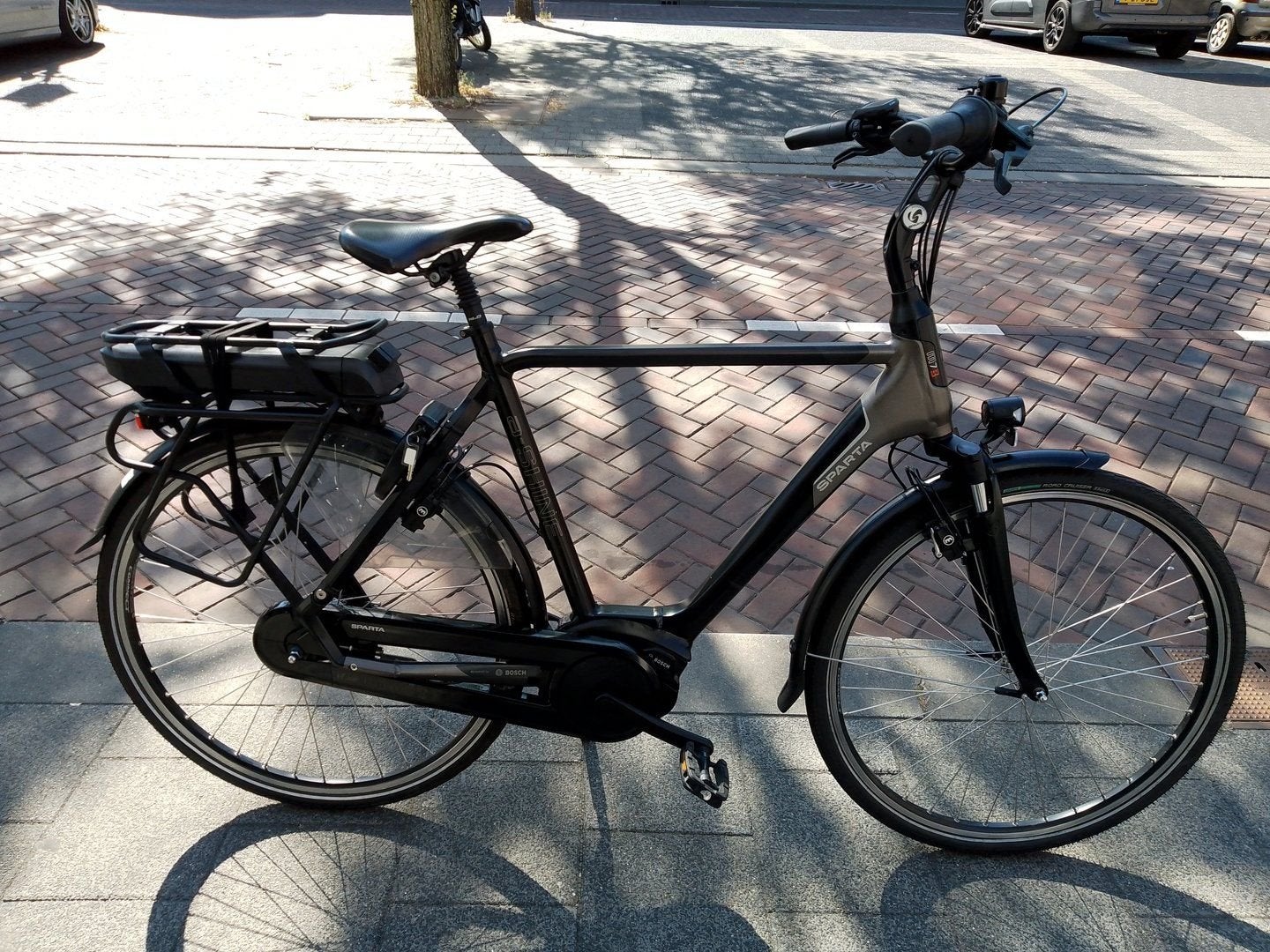Sparta M7B A-Shine h61 elektrische herenfiets Bosch, Sparta, Gebruikt, -, -
