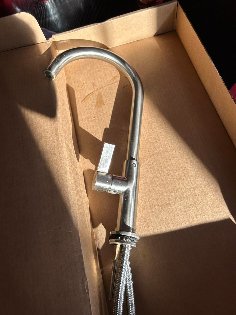 JOB RVS Keukenkraan - Zo goed als nieuw, Ophalen, Zo goed als nieuw, Rvs, Kraan