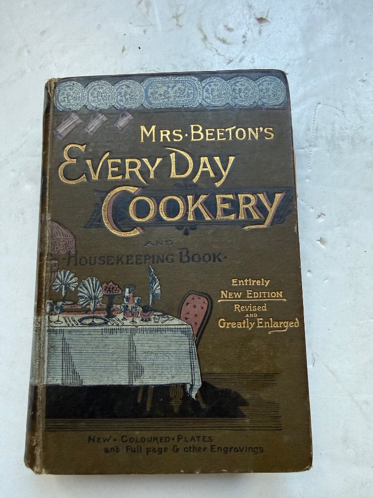 Mrs. Beeton's Every-Day Cookery en Huishoudboek, Antiek en Kunst, Ophalen of Verzenden, Mrs. Beeton