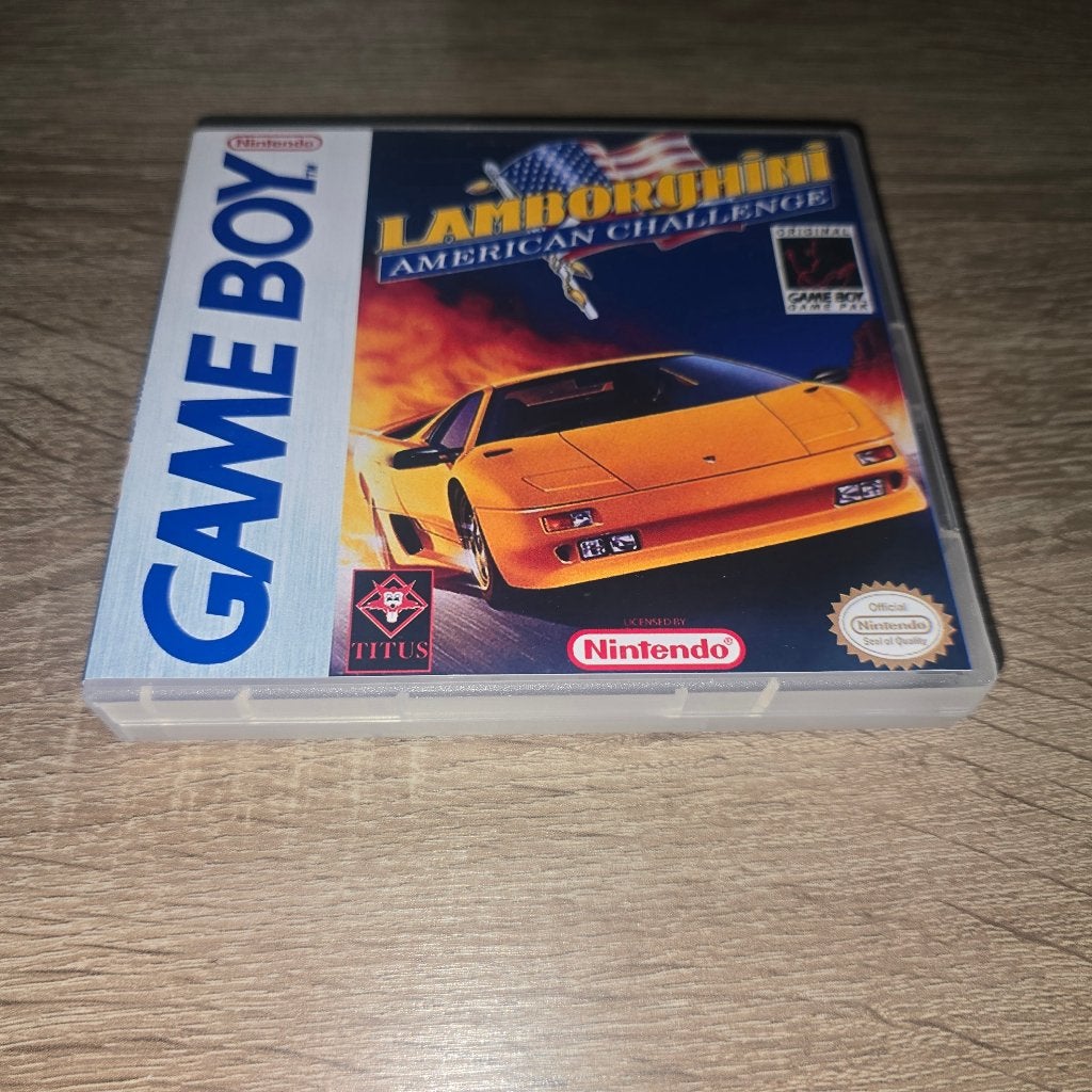 Lamborghini American Challenge Game Boy GB Game Case, Verzenden, 1 speler, Racen en Vliegen, Zo goed als nieuw