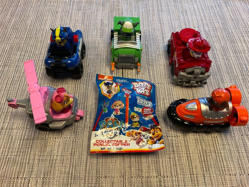 Paw Patrol Rescue Racers .. 5 stuks, Ophalen, Zo goed als nieuw