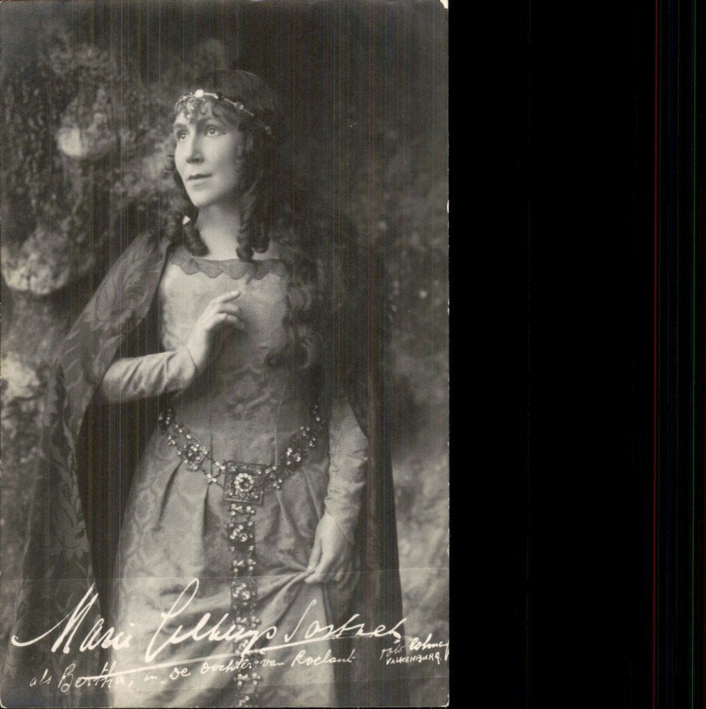 Valkenburg - Portret - als Bertha, Ophalen of Verzenden, Voor 1920, Ongelopen, Limburg