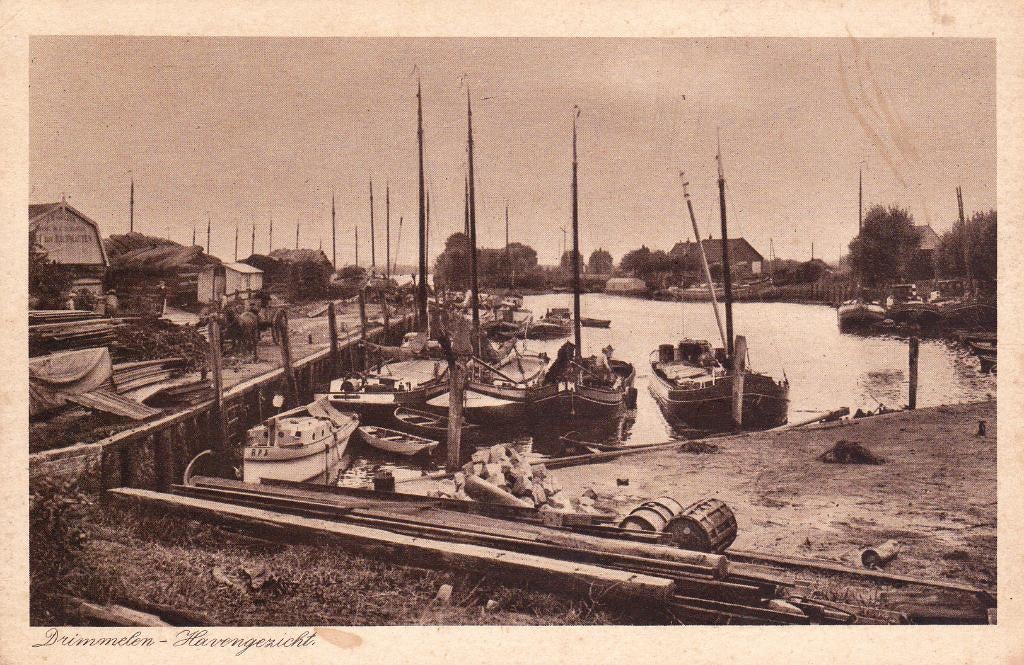 07721 Drimmelen - Havengezicht, Verzenden, 1920 tot 1940, Ongelopen, Noord-Brabant