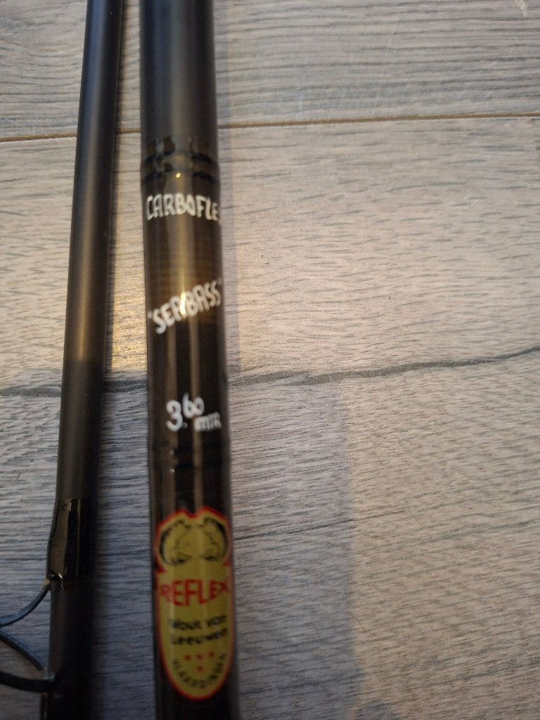 Zeebaars hengel wout van leeuwen custon, Ophalen, Gebruikt, Werphengel