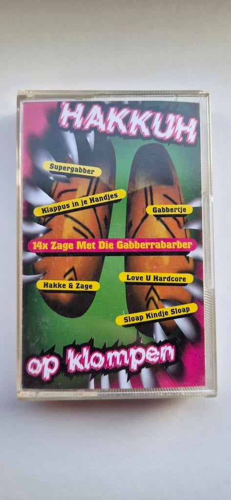 Hakkuh op Klompen - thunderdom Hardcore/Gabber Cassette Tape, Cd's en Dvd's, Cassettebandjes, Gebruikt, 1 bandje, Dance, Ophalen of Verzenden