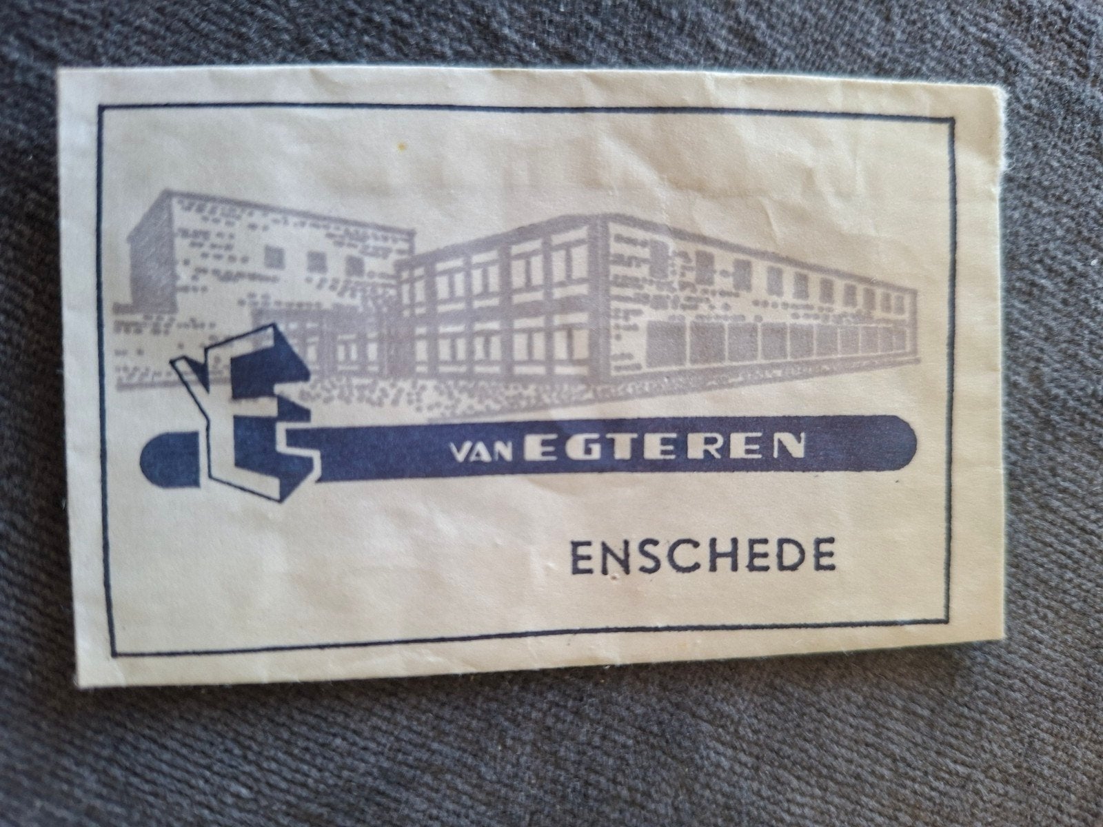 Enschede, Van Egteren, Verzamelen, Suikerzakjes, Verzenden, Nederland