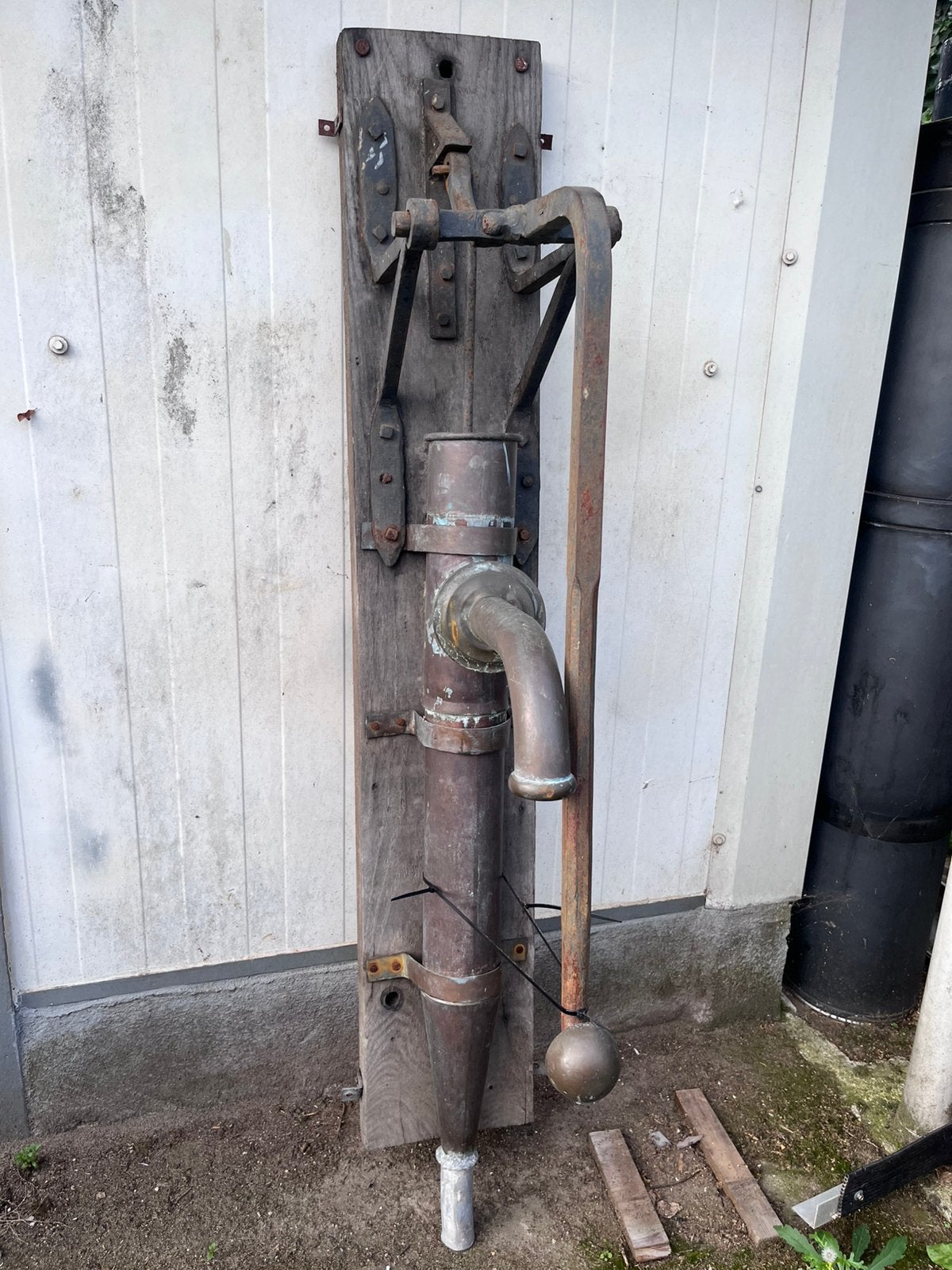 Oude authentieke handbediende waterpomp / boerderijpomp, Ophalen, Gebruikt, Handmatig, Overige typen