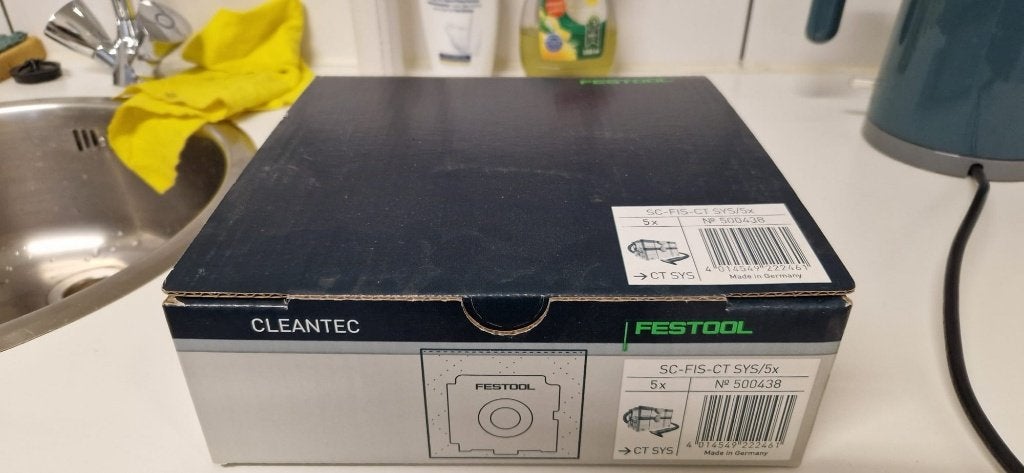 Festool stofzuigerzakken CT SYS (5x), Doe-het-zelf en Verbouw, Gereedschap | Machine-onderdelen en Toebehoren, Ophalen of Verzenden