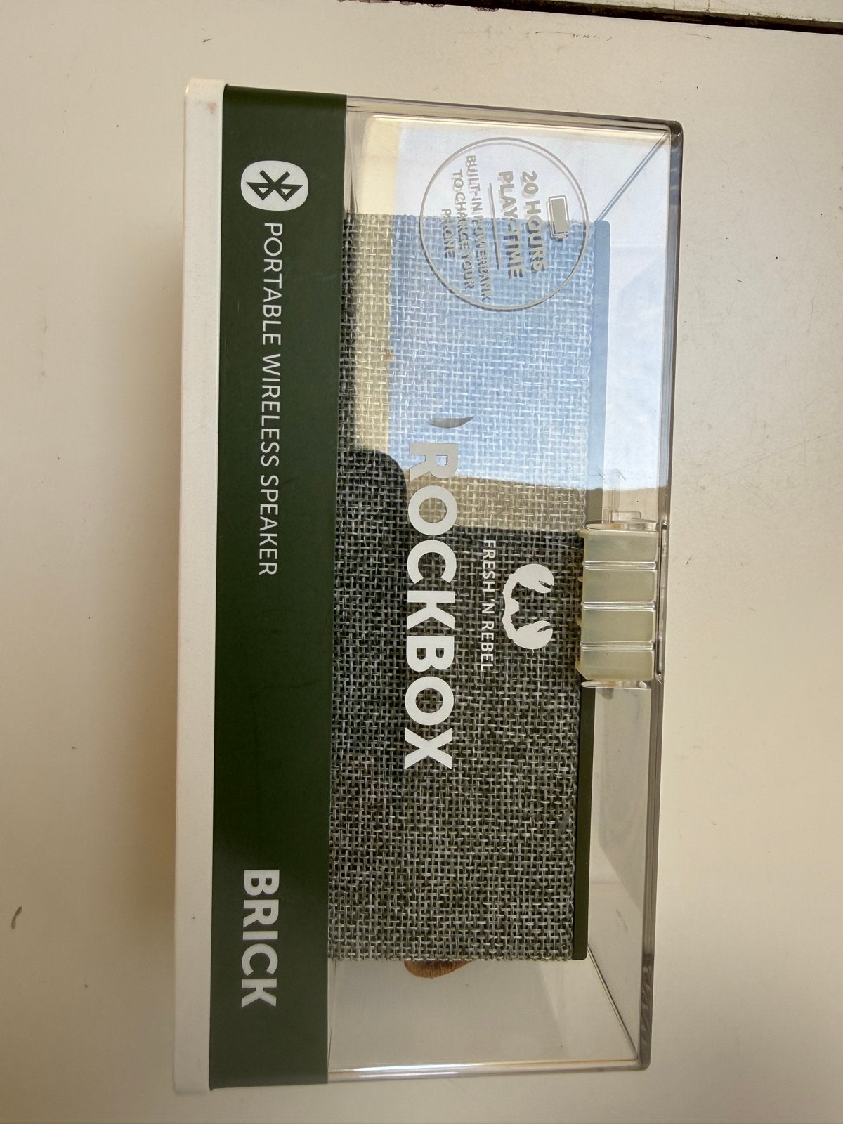 Rockbox Brick Fabriq Edition Draagbare Bluetooth Speaker, Overige merken, Nieuw, Ophalen of Verzenden, Draagbare speaker