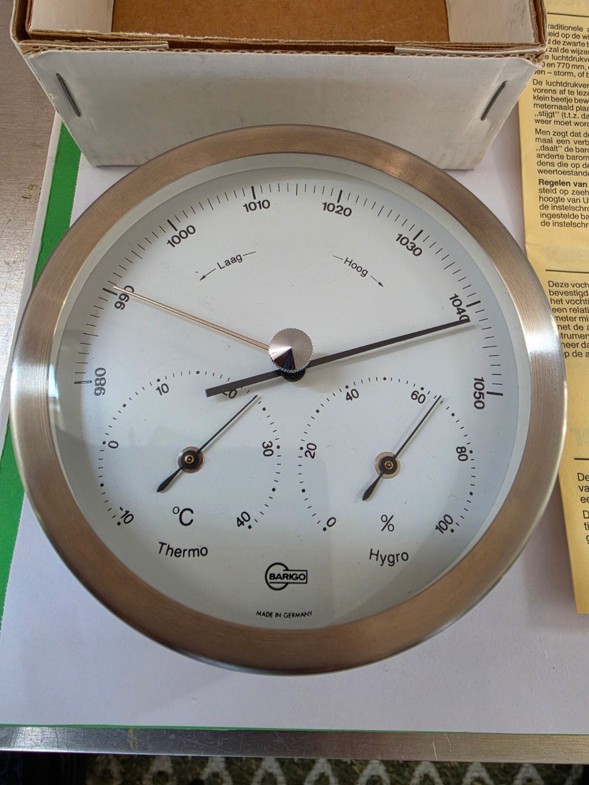 nieuw - Barigo 101.3 Baro-/ Thermo-Hugrometer, Ophalen, Nieuw, Overige typen