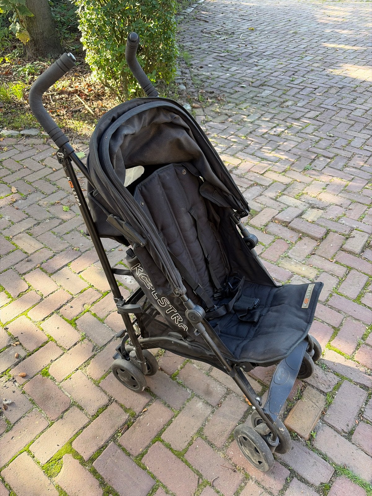 Koelstra buggy - Zwart, gebruikt, Ophalen, Gebruikt, Koelstra, Verstelbare rugleuning