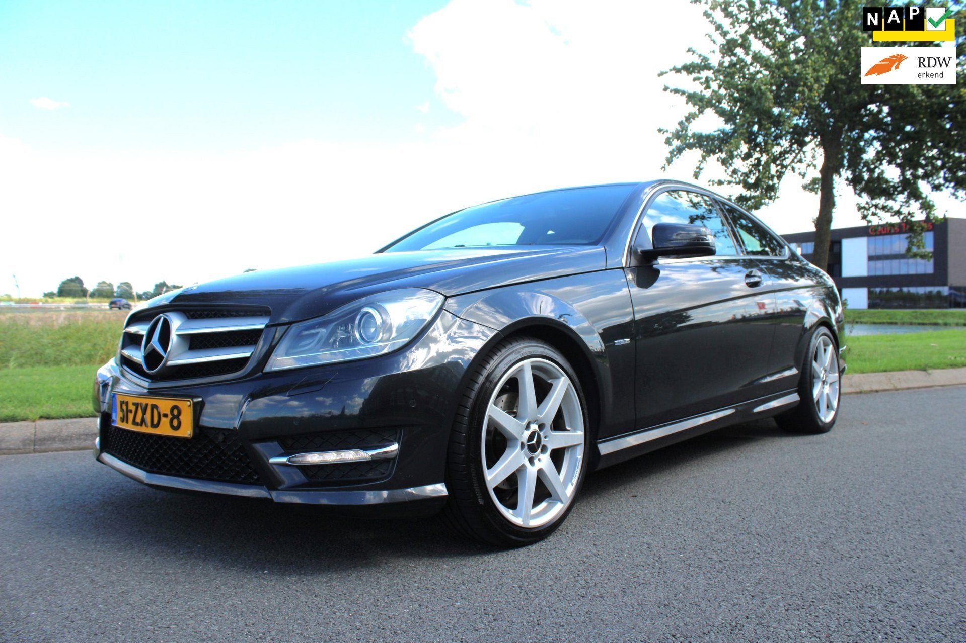 Mercedes-Benz C-klasse Coupé 180 Ambition Climate Control A, Auto's, Automaat, Euro 5, Achterwielaandrijving, Zwart
