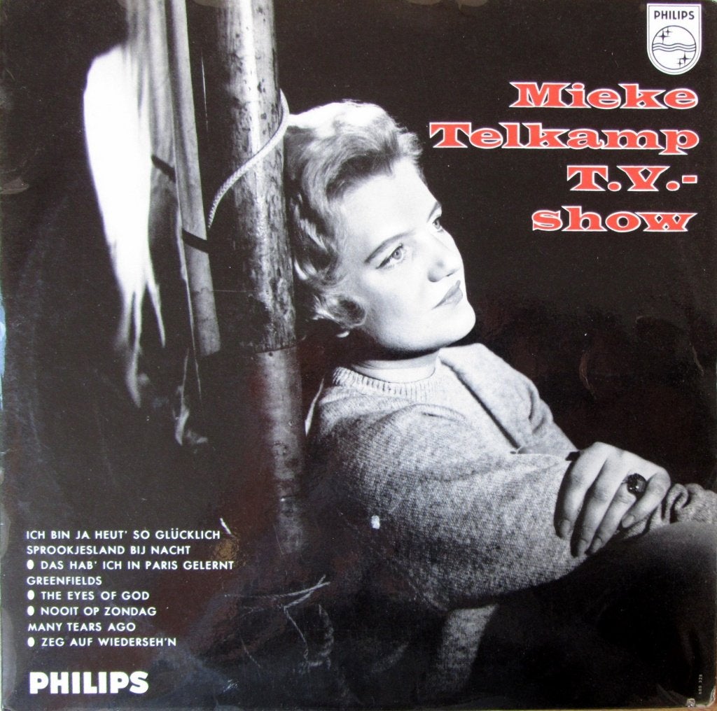 1962	Mieke Telkamp	Mieke Telkamp TV Show 10”LP, LP, Gebruikt, 10 inch, Fotohoes