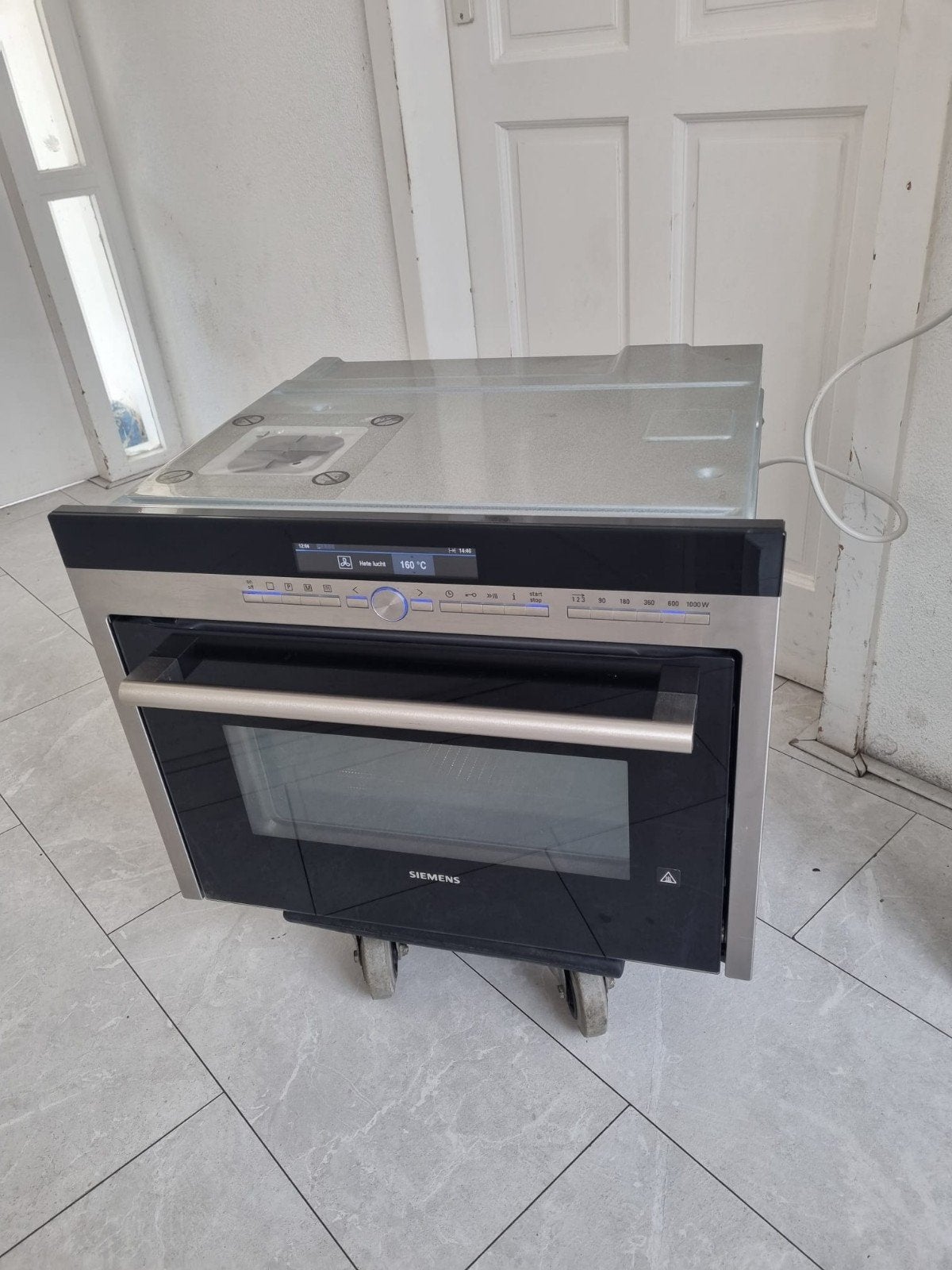 Te koop luxe siemens inbouw combi magnetron, Ophalen, Minder dan 45 cm, 60 cm of meer, Zo goed als nieuw