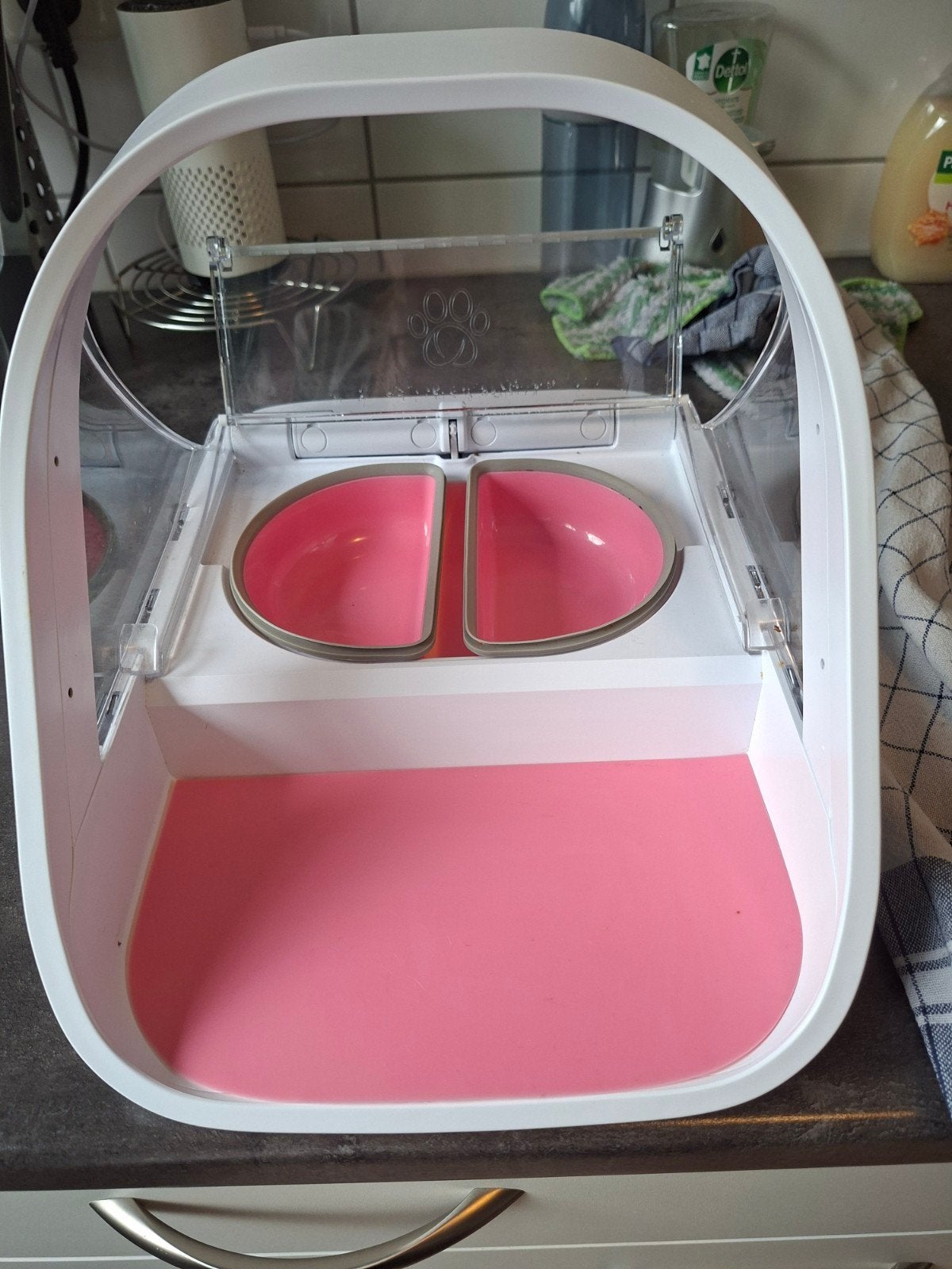 Surefeed voer bak, Dieren en Toebehoren, Ophalen, Automatisch, Gebruikt