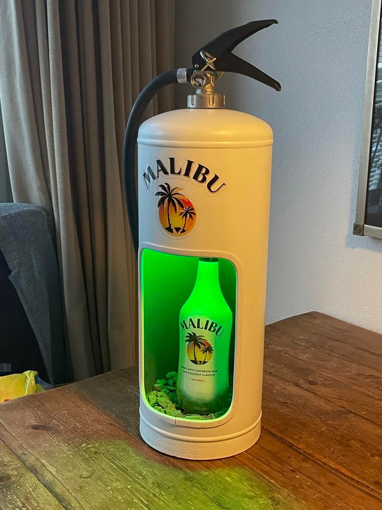 Malibu Brandblusser Decoratie Lamp, Huis en Inrichting, Lampen | Overige, Ophalen, Zo goed als nieuw