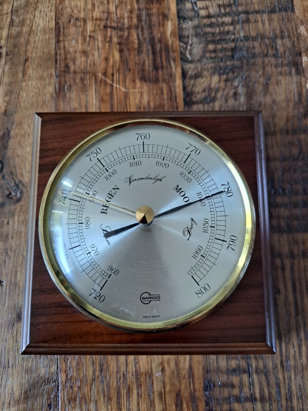 Fraaie Barigo barometer - Made in Germany, Ophalen of Verzenden, Gebruikt, Barometer